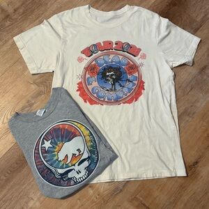 Grateful Dead Dead & Company Graphic T-Shirts bundle size M 2021 concert tour
